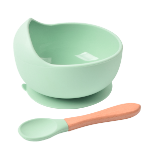 Kiddopark Baby Bowls Toddler Bowls Silicone Suction Bowls for Baby with Spoon