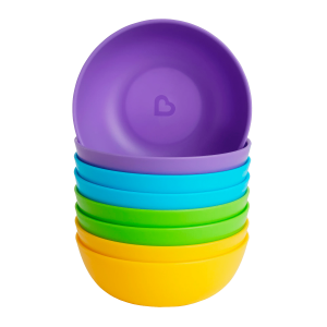 Munchkin Multi Toddler Bowl, Includes Deep Bowls with High Sides, BPA-Free, 8 Pack