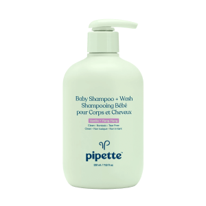 Pipette Tear-Free Baby Shampoo & Wash, Sensitive Skin, Vanilla + Ylang Ylang, 11.8 fl oz