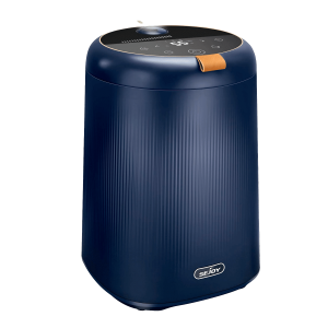 Sejoy Room Humidifier for Bedroom,4L Baby Top Fill Ultrasonic Warm and Cool Mist Humidifier,Ultra Quiet Humidistat, Navy Blue