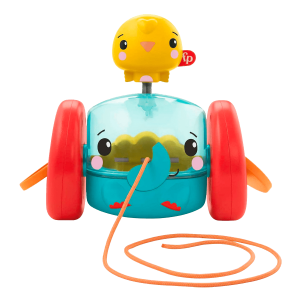 Fisher-Price Pull-Along Elephant Rattle Toy for Infants and Toddlers Ages 12+ Months