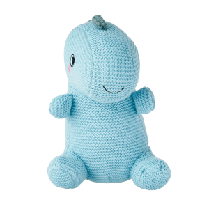 Spark Create Imagine 12.5_ Blue Baby Dinosaur Knit Plush